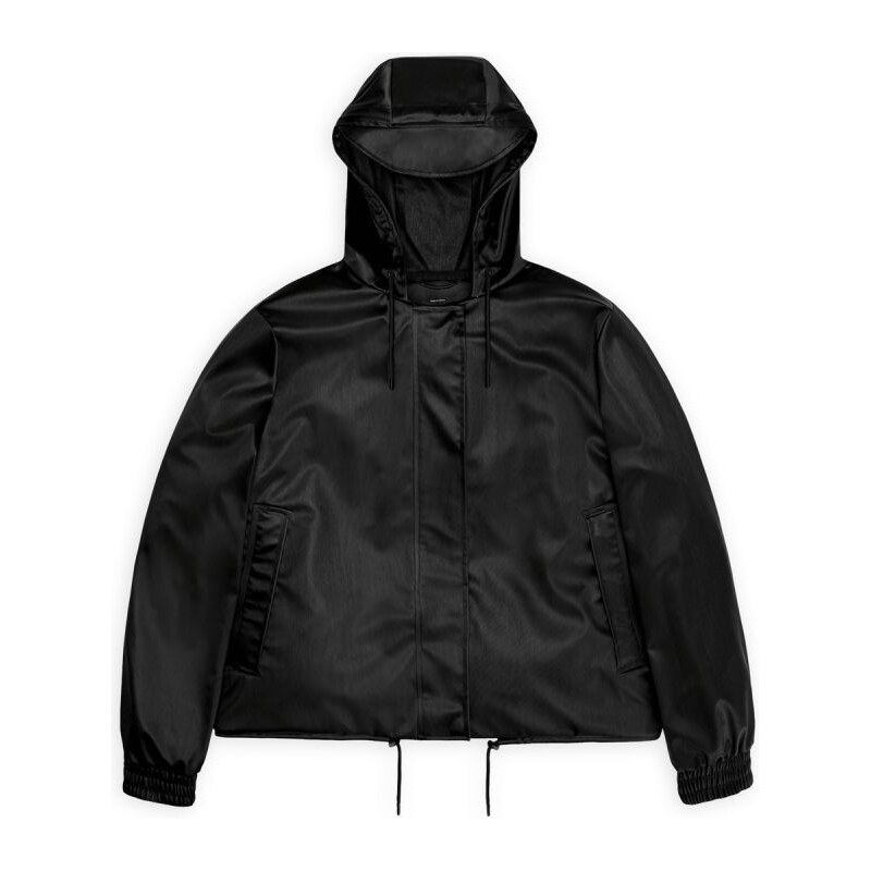 Rains dámská bunda do deště STRING W JACKET W3 18040 84 BLACK GRAIN 113458000