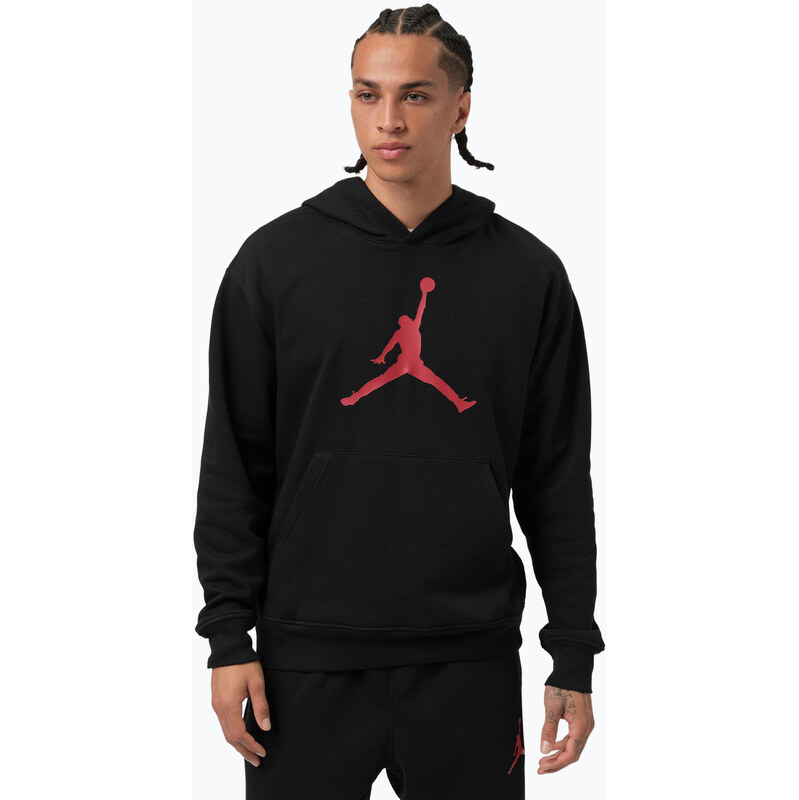 Pánská mikina Jordan Pullover Hoodie black/gym red