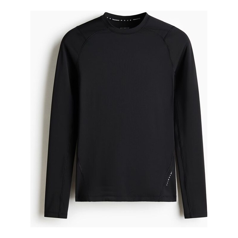 H&M - Sportovní top Compression Fit DryMove - Černá