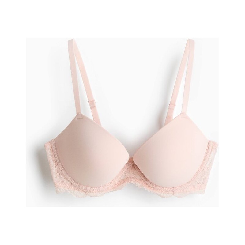 H&M - Push-upka z mikrovlákna - oranžová 112248364