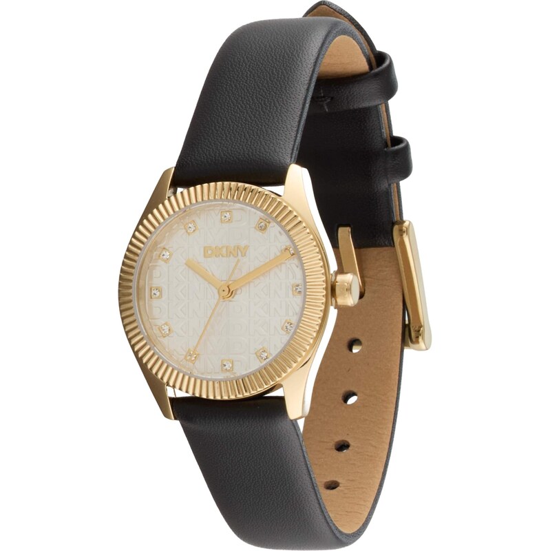 DKNY Analogové hodinky zlatá / černá / bílá 112251240
