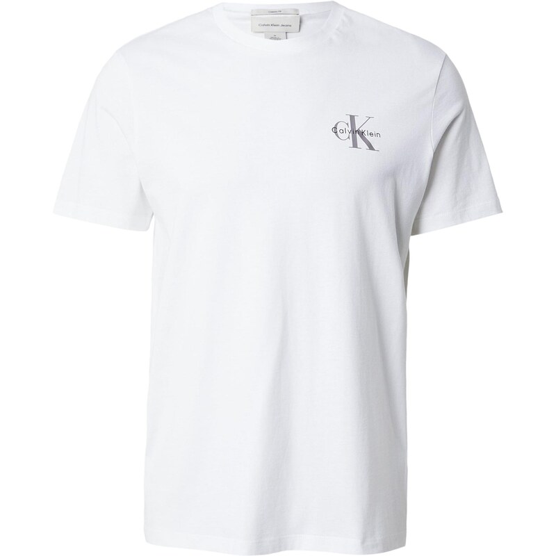 Calvin Klein Jeans Tričko šedá / černá / bílá