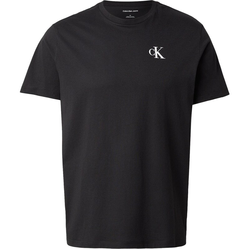 Calvin Klein Jeans Tričko 'CLASSIC' šedá / černá / bílá