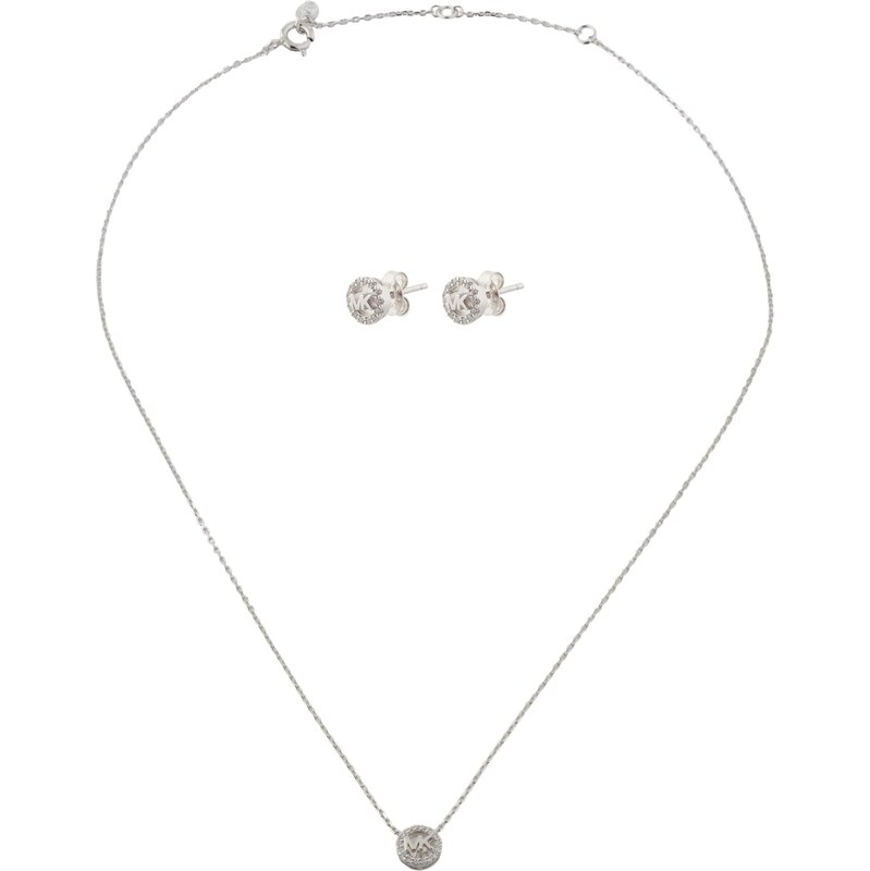 MICHAEL Michael Kors Sada šperků stříbrná / průhledná