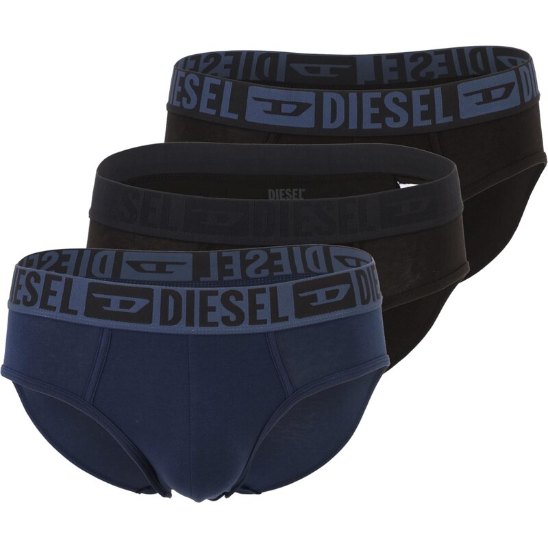 DIESEL Slipy námořnická modř / tmavě modrá / černá