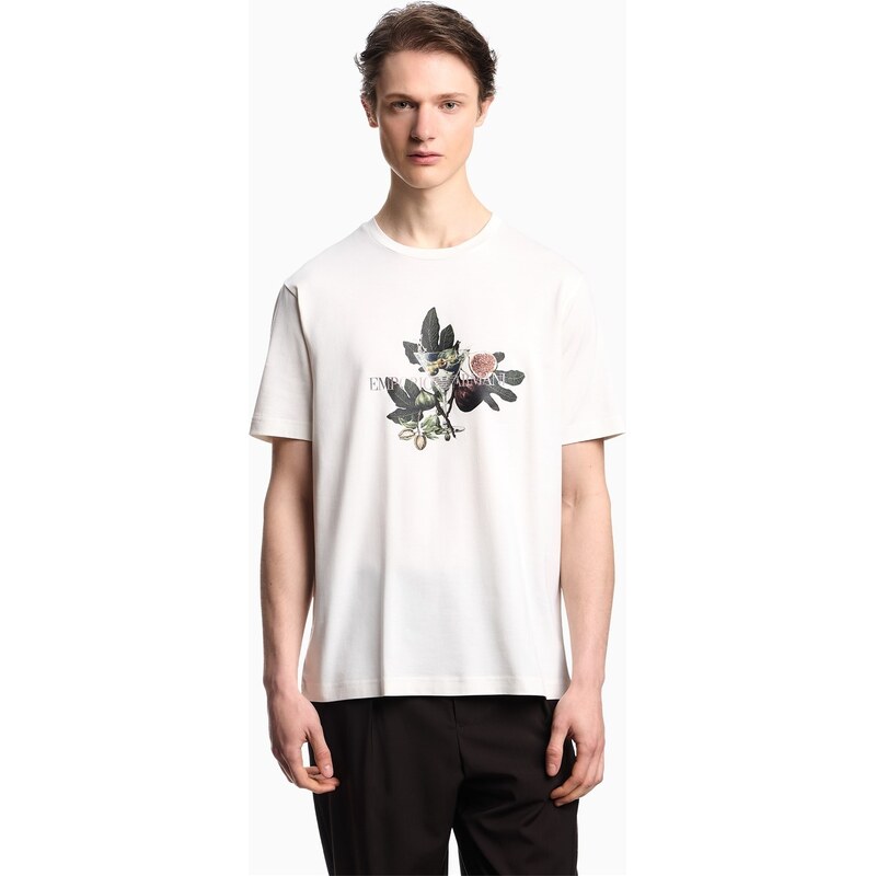Tričko EMPORIO ARMANI Star Whte U0005 5664203