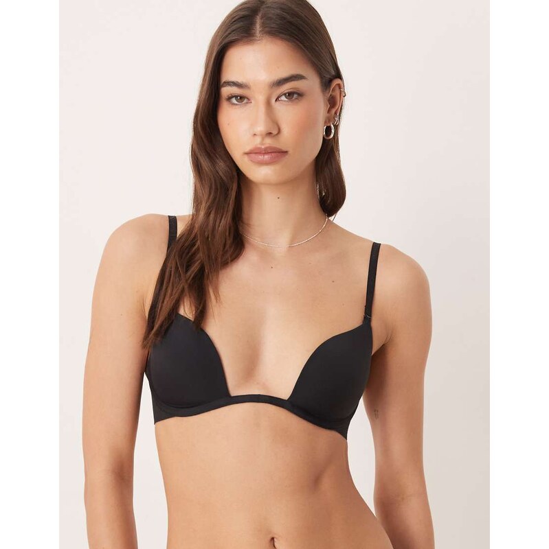 Calvin Klein perfectly fit plunge bra in black 112259538