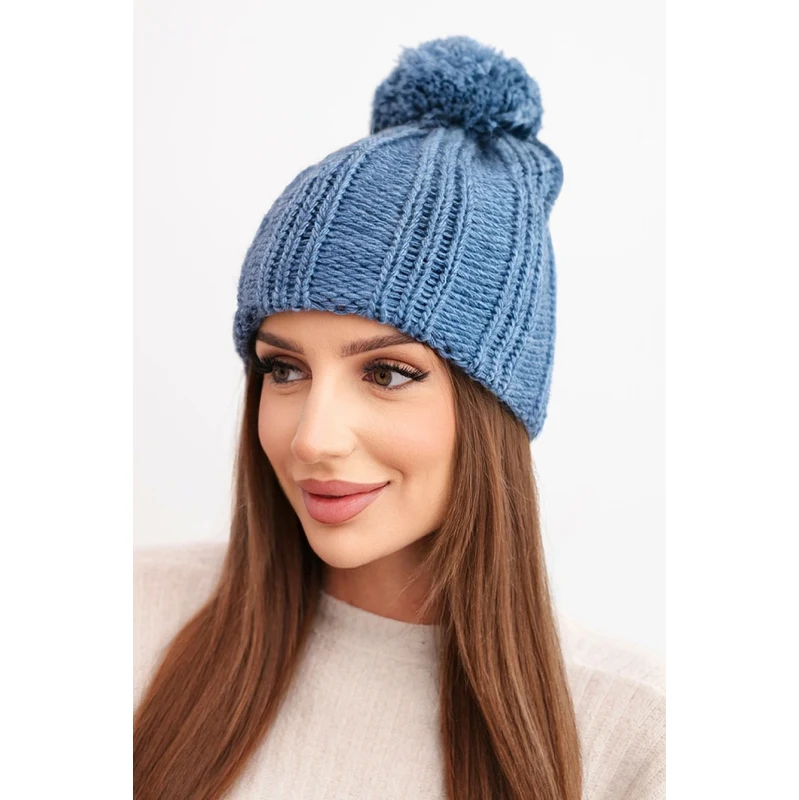 Kesi zimní čepice s flísem Idalia K284 denim