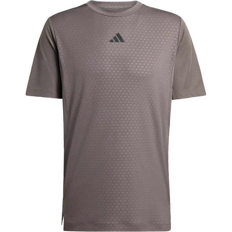 ADIDAS PERFORMANCE Funkční tričko D4T Power šedobéžová / černá