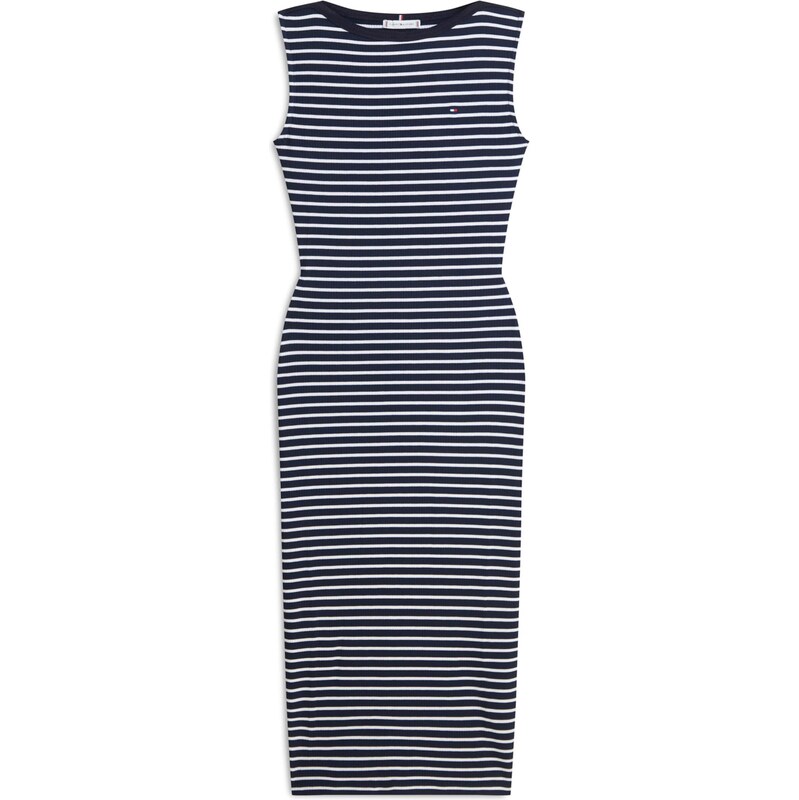TOMMY HILFIGER Šaty námořnická modř / bílá