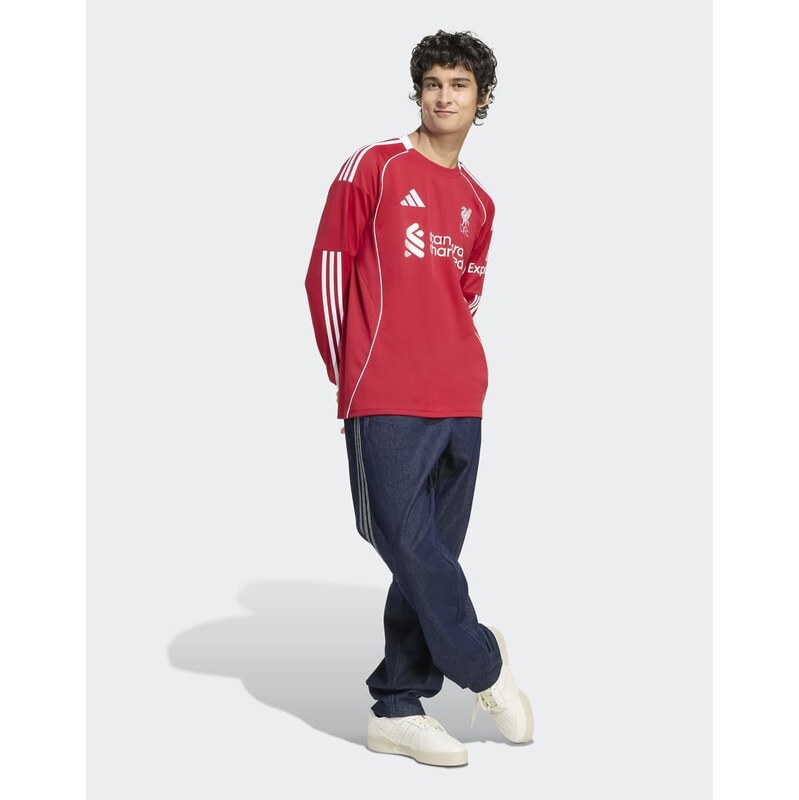 adidas performance Liverpool fc 25/26 long sleeve home jersey in