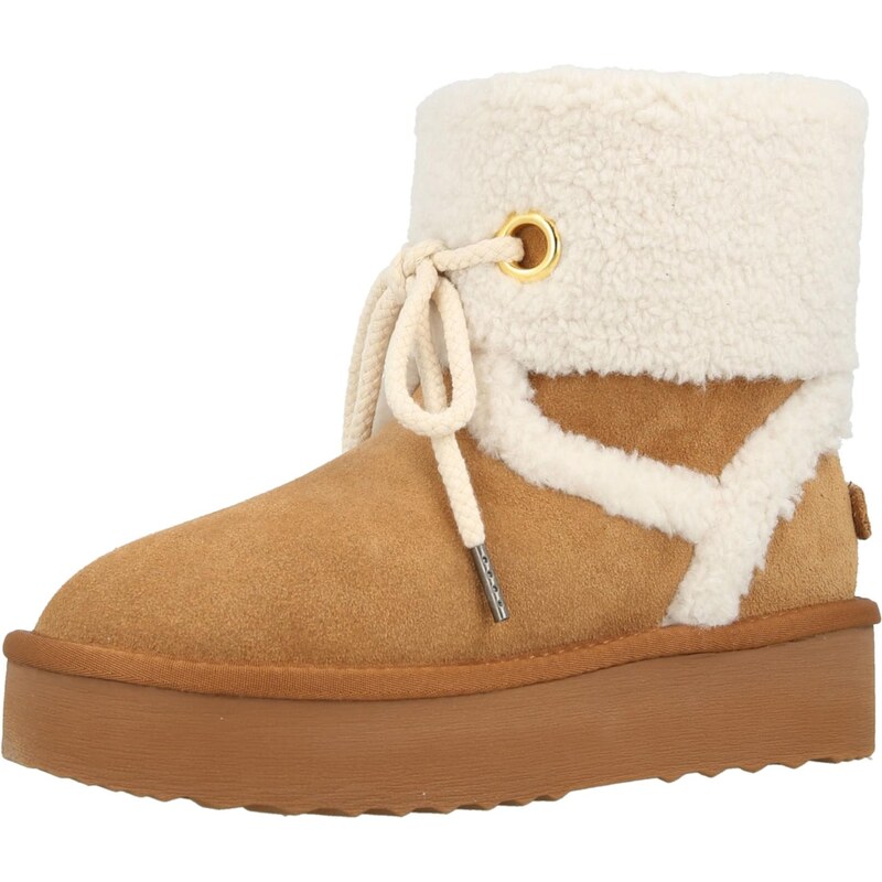 STEVE MADDEN Kozačky Shadow krémová / tmavě béžová 112271769