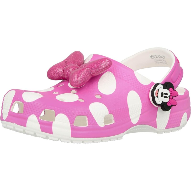 Crocs Otevřená obuv Minnie Mouse Cls pink / bílá