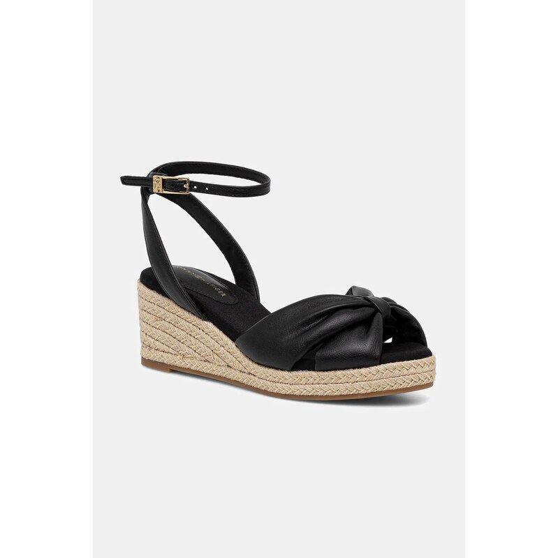 Sandály Tommy Hilfiger TH BOW MID CORK WEDGE