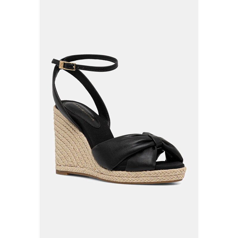 Sandály Tommy Hilfiger TH BOW HIGH CORK WEDG