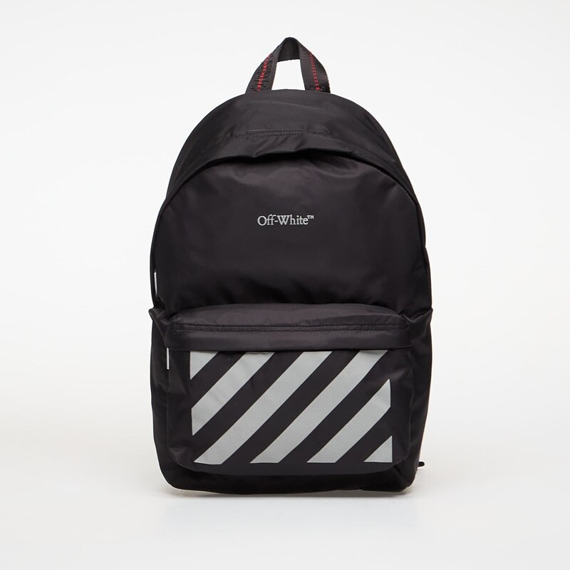 Batoh OFF-WHITE KIDS Reflective Logo Backpack Black/ Reflec