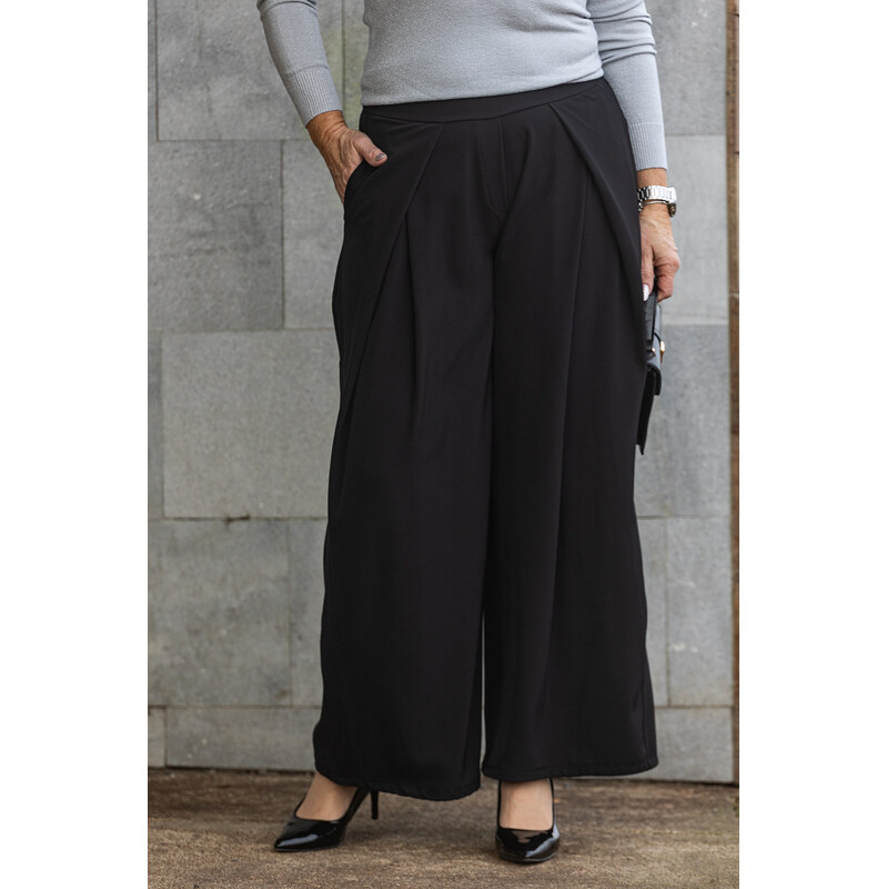 LUX LUNA Elegantní kalhoty ROYAL Barva: Černá, Velikost: UNI: M-XL 112278495