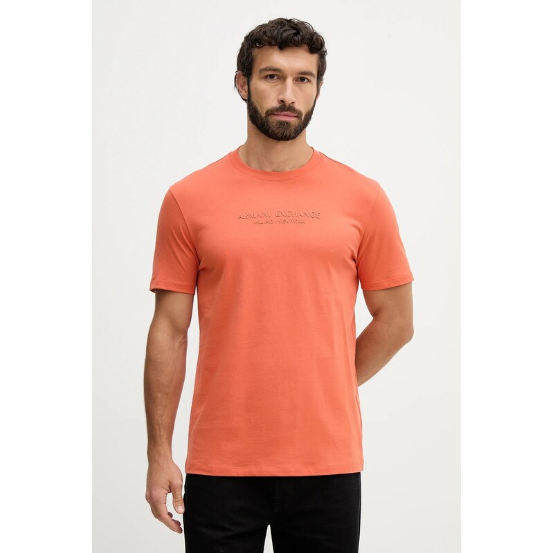 Armani Exchange basic tričko pánské bavlněné