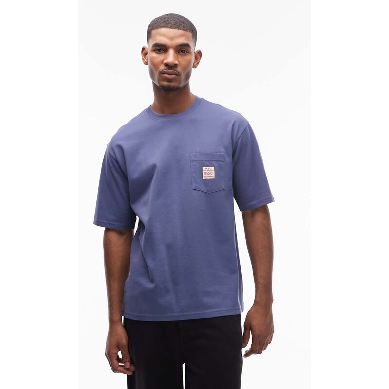 Levis Workwear pocket logo relaxed t-shirt in navy