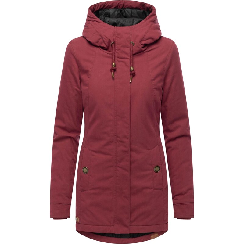 Ragwear Zimní bunda Monadena vínově červená