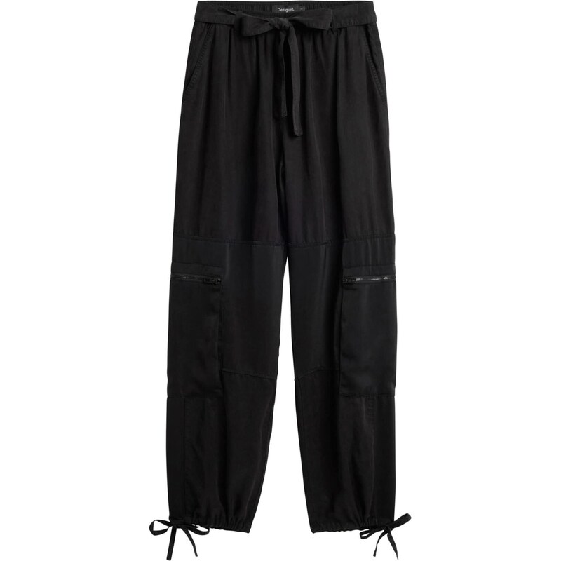 Desigual Kalhoty černá 112282767