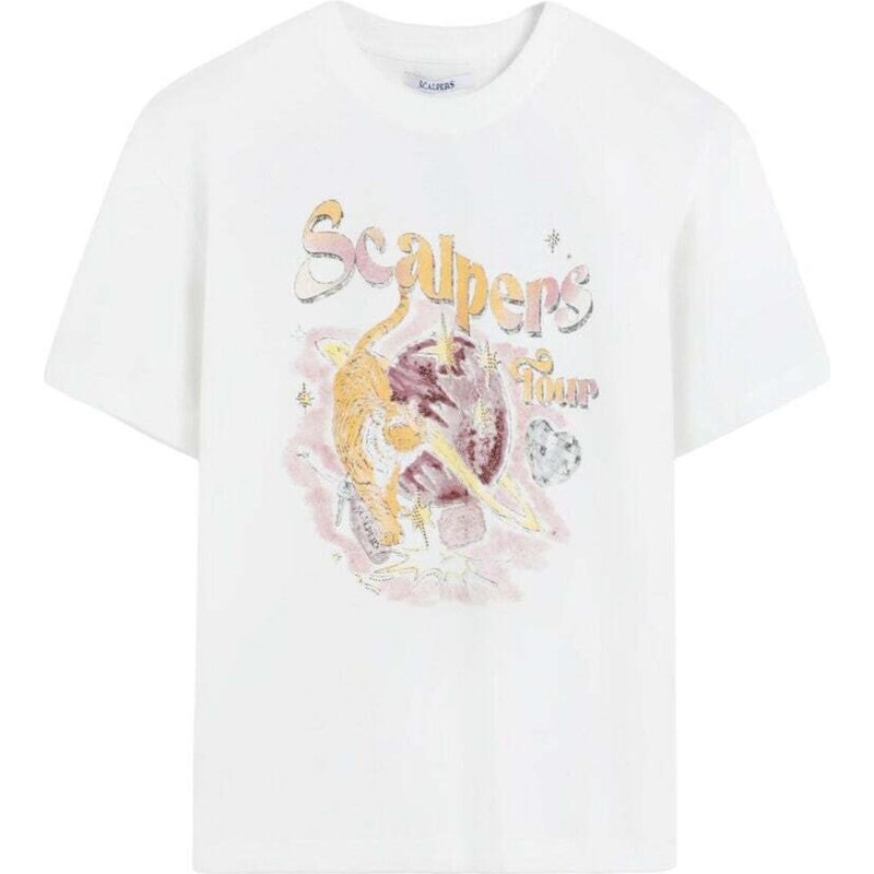 Scalpers Tričko offwhite 112282915