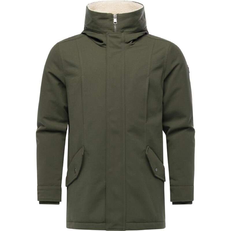 Ragwear Zimní kabát Mr Cany tmavě zelená