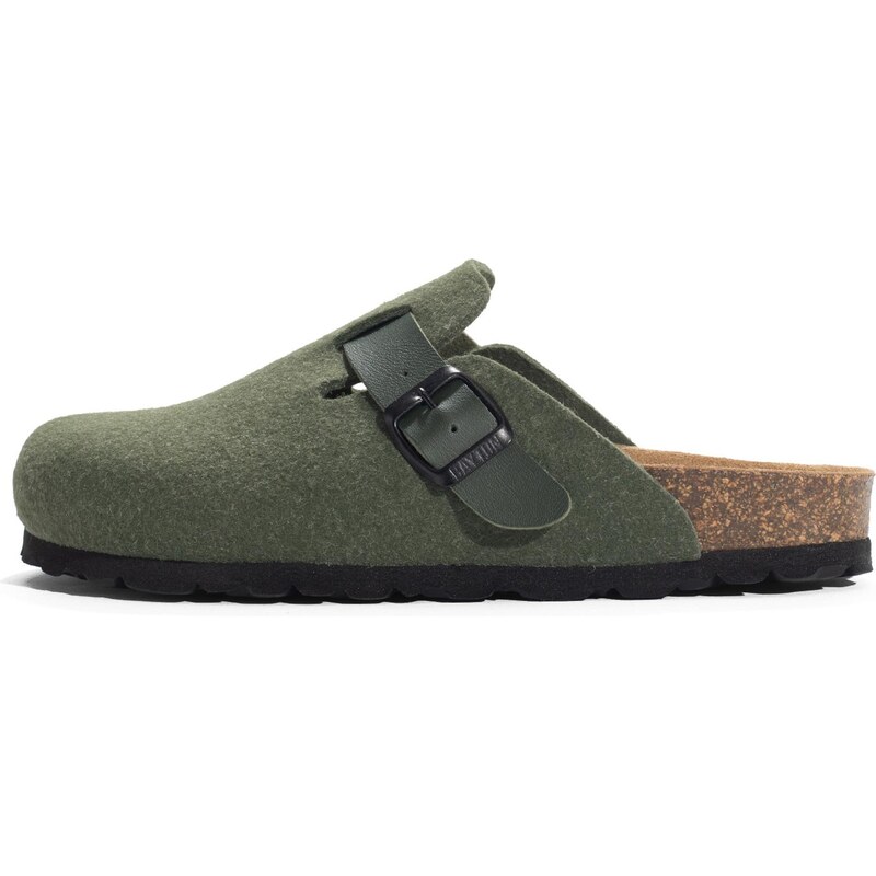 Bayton Pantofle Mook khaki 112283474