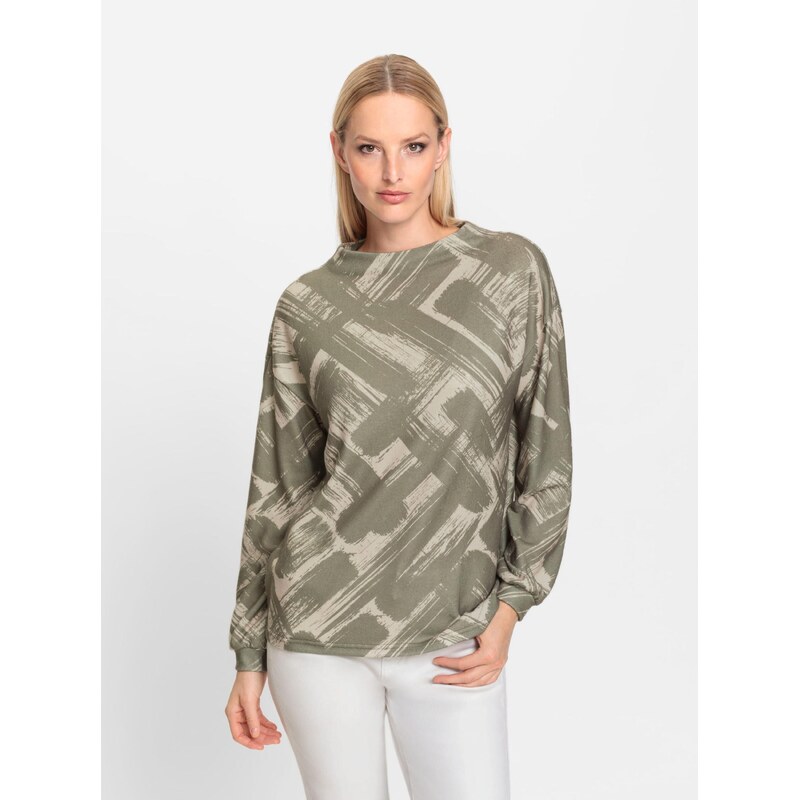 heine Tričko khaki / olivová
