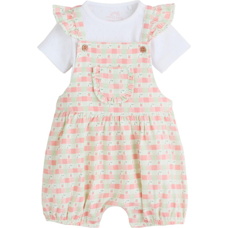 Next Sada zelená / pink / bílá