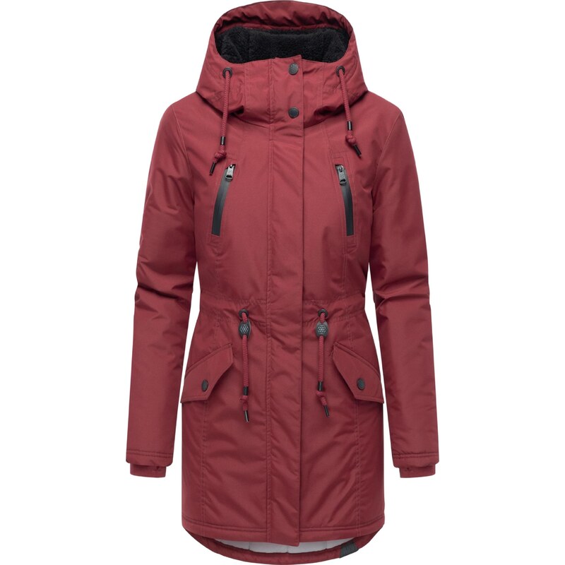 Ragwear Zimní parka Elsien bordó