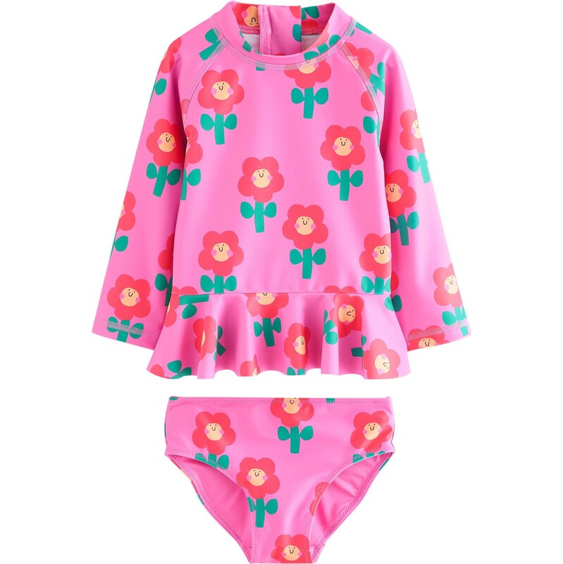 Next Plavky smaragdová / pink / burgundská červeň
