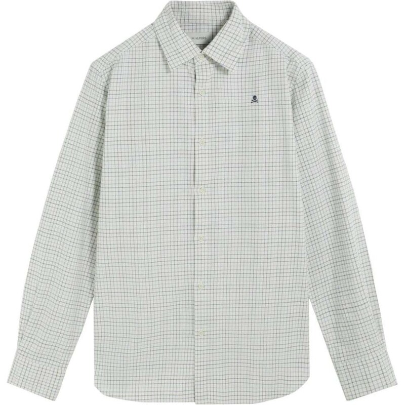 Scalpers Košile Country zelená / khaki