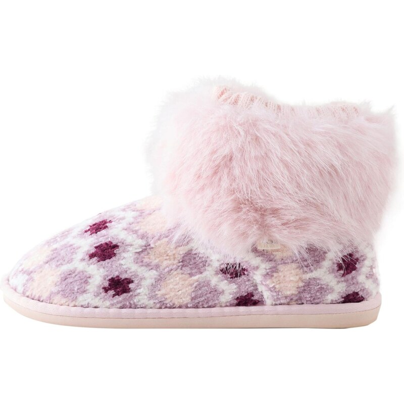 Next Pantofle tělová / šeříková / pink / bordó 112285124