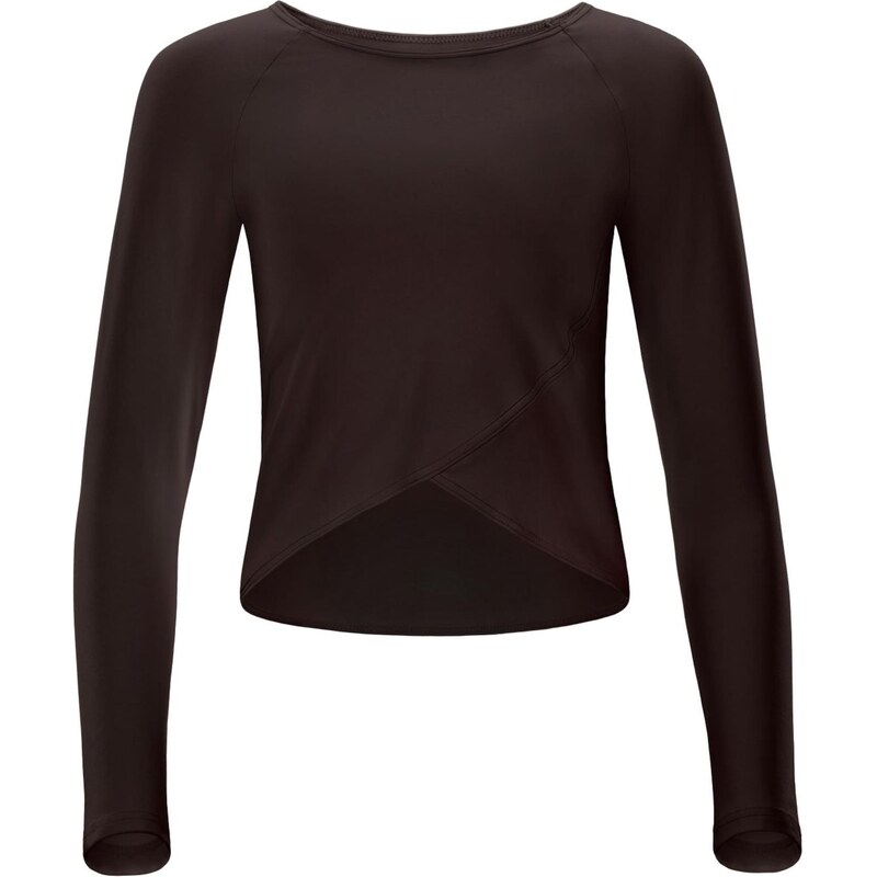 Winshape Tričko AET131LS čokoládová 112287129