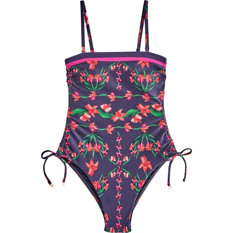 B by Ted Baker Stahovací plavky námořnická modř / zelená / pink