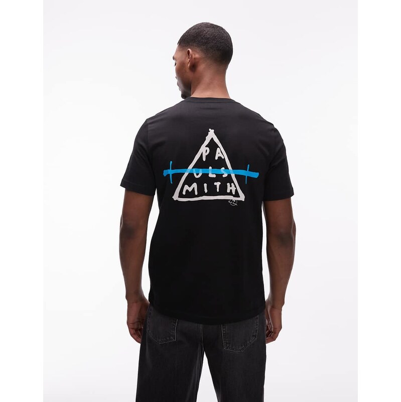 PS Paul Smith short sleeve t-shirt print in black