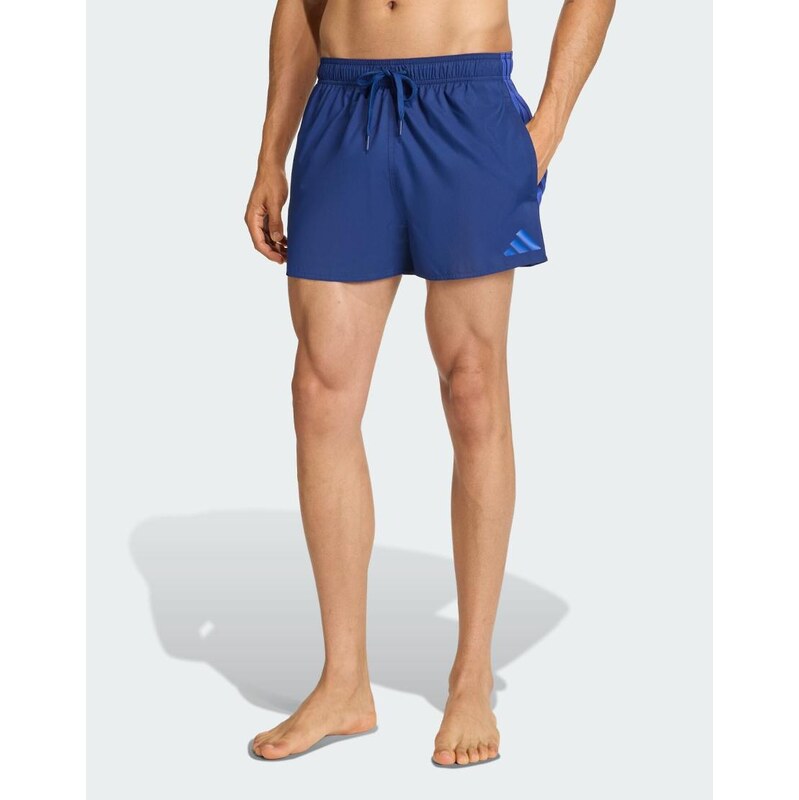 adidas performance 3-stripes swim shorts 3-inch in dark blue 115079058