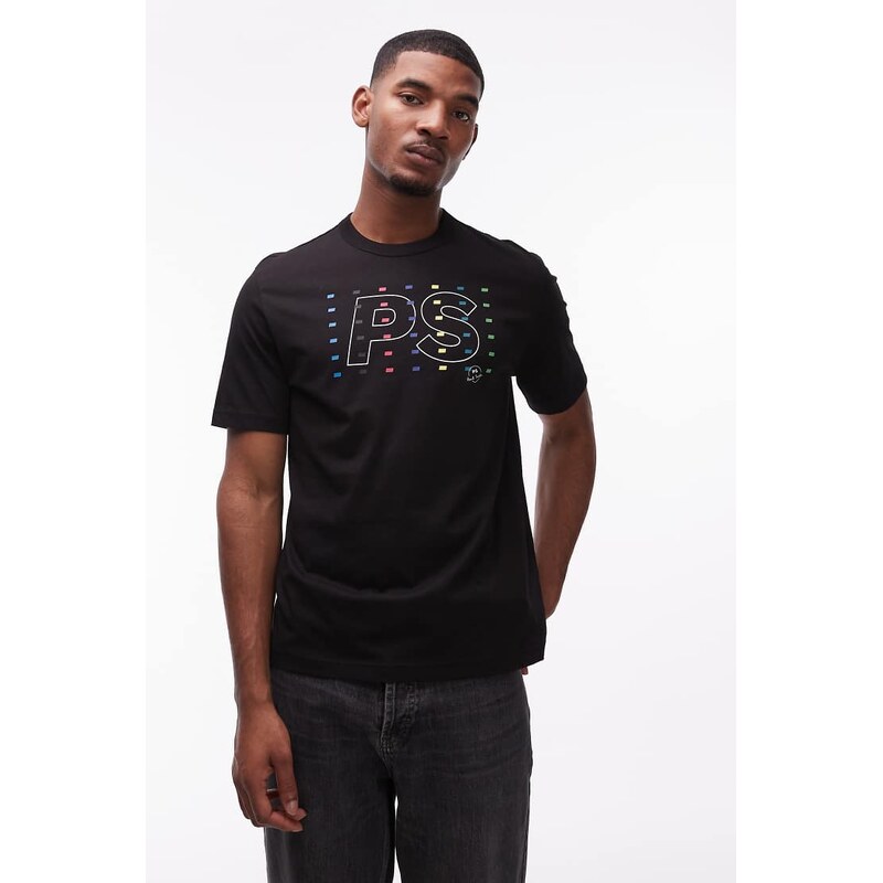 PS Paul Smith short sleeve logo print t-shirt in black