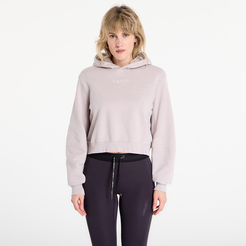 Mikina BANDIT Cotton Fleece Cropped Hoodie Ash XS