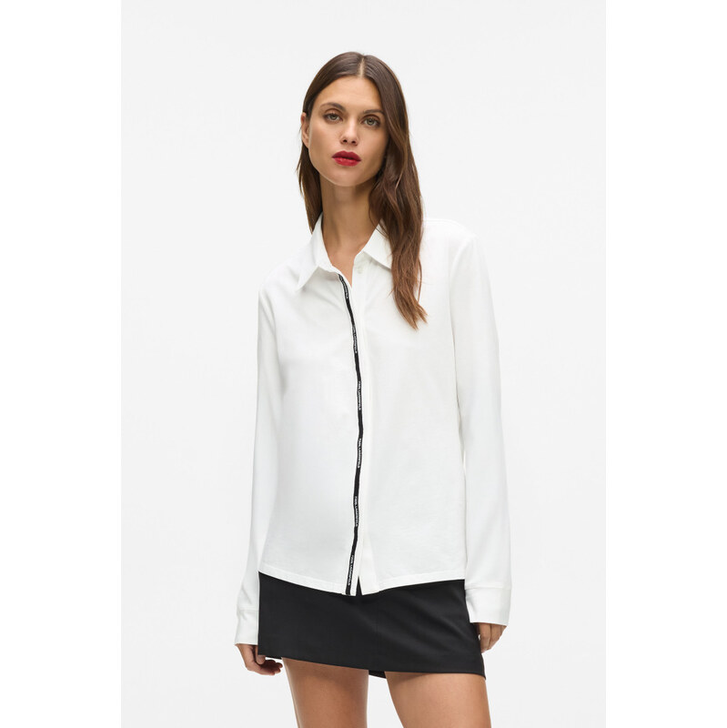 KOŠILE KARL LAGERFELD LOGO TAPE JERSEY SHIRT 112304741