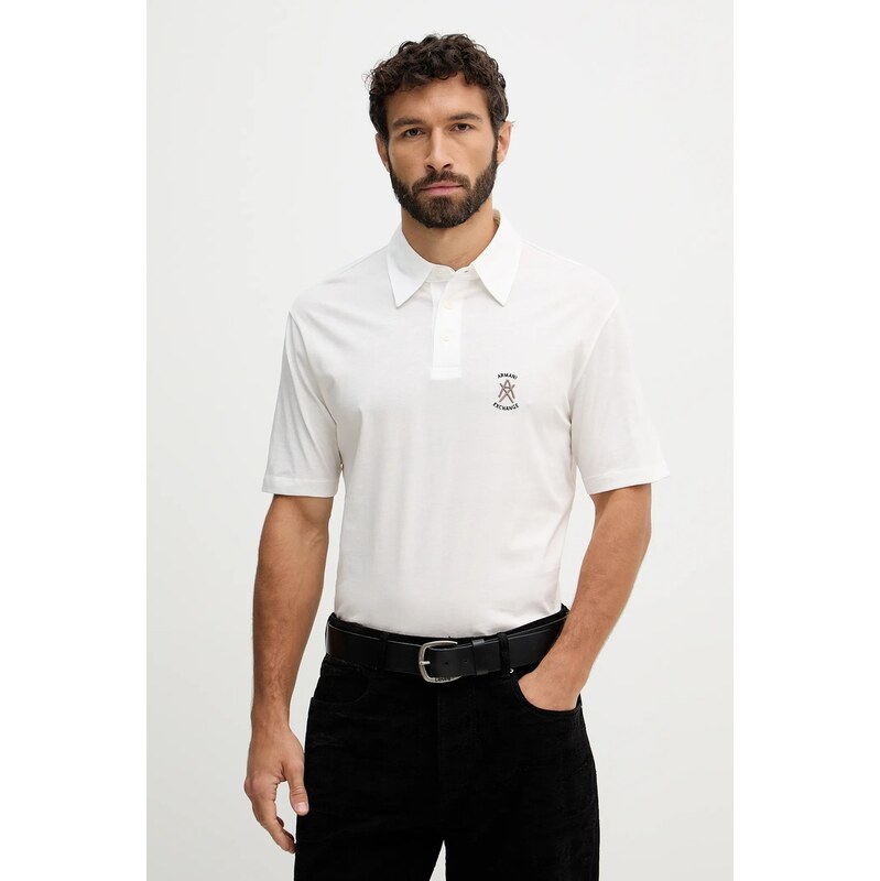 Bavlněné polo tričko Armani Exchange