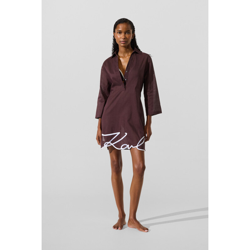 PLÁŽOVÉ OBLEČENÍ KARL LAGERFELD KARL DNA SIGNATURE BEACH DRESS 112304709