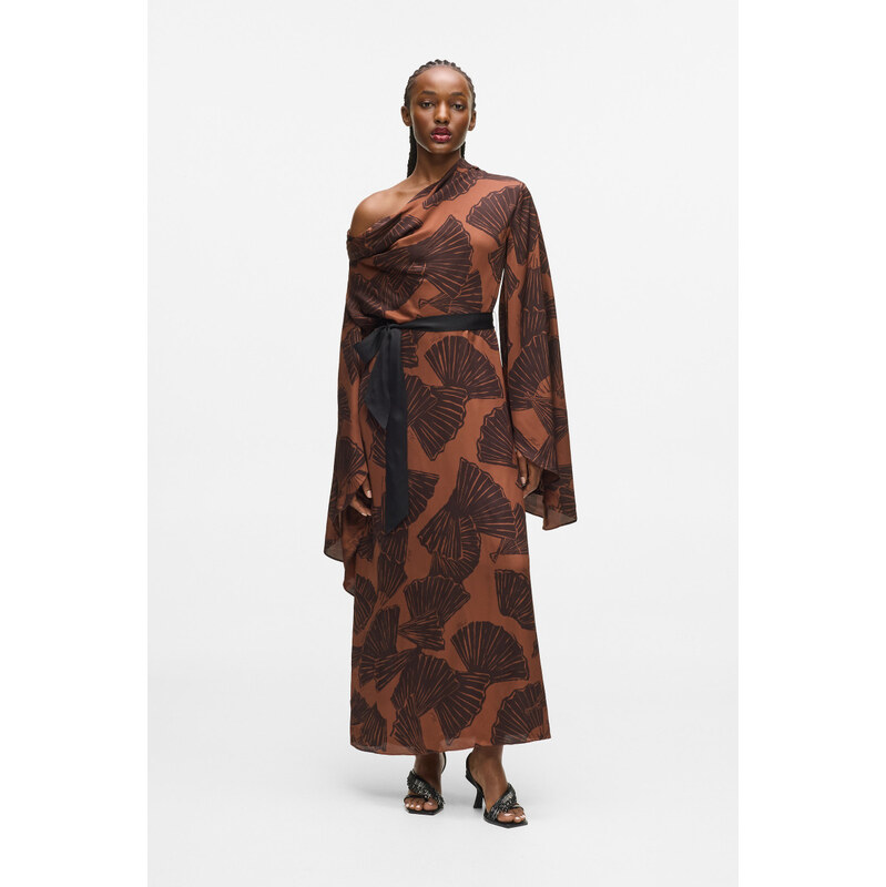 ŠATY KARL LAGERFELD PRINTED FLUID KAFTAN 112304731
