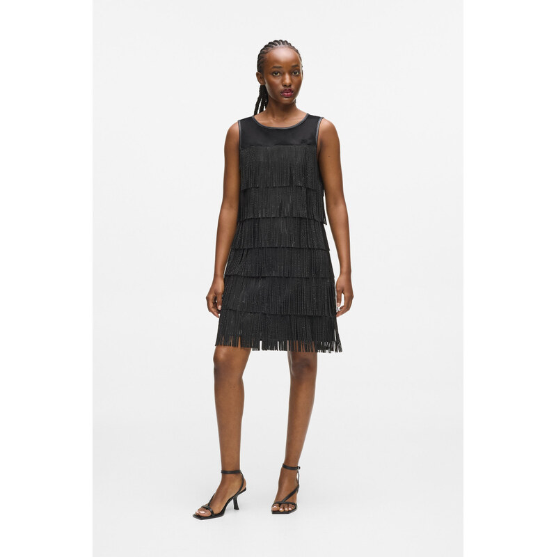 ŠATY KARL LAGERFELD FRINGE DRESS