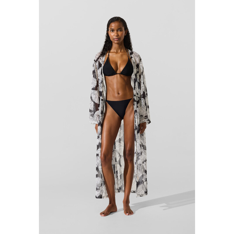 PLÁŽOVÉ OBLEČENÍ KARL LAGERFELD FAN AOP KAFTAN 112304743