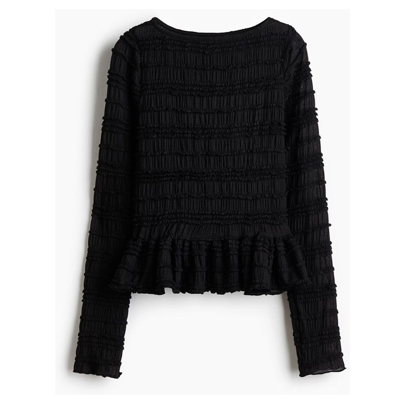 H&M - Tops žabkováním - Černá