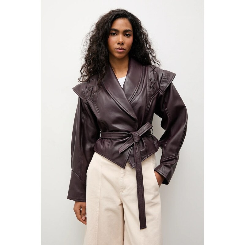 Kožená bunda Answear.LAB LILLY 108272235