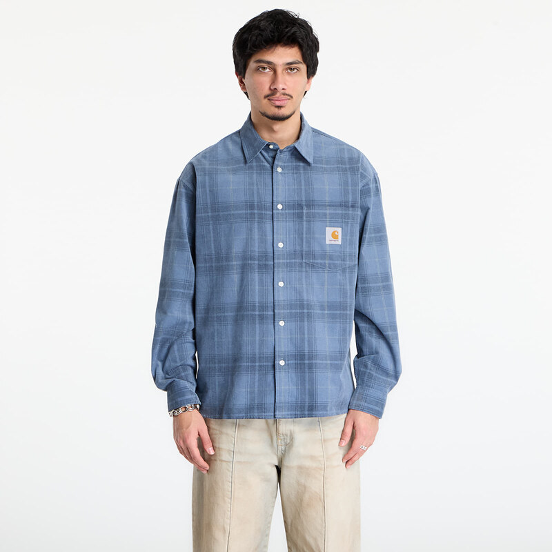 Košile Carhartt WIP L/S Wilber Shirt UNISEX Wilber Check/ Velvet