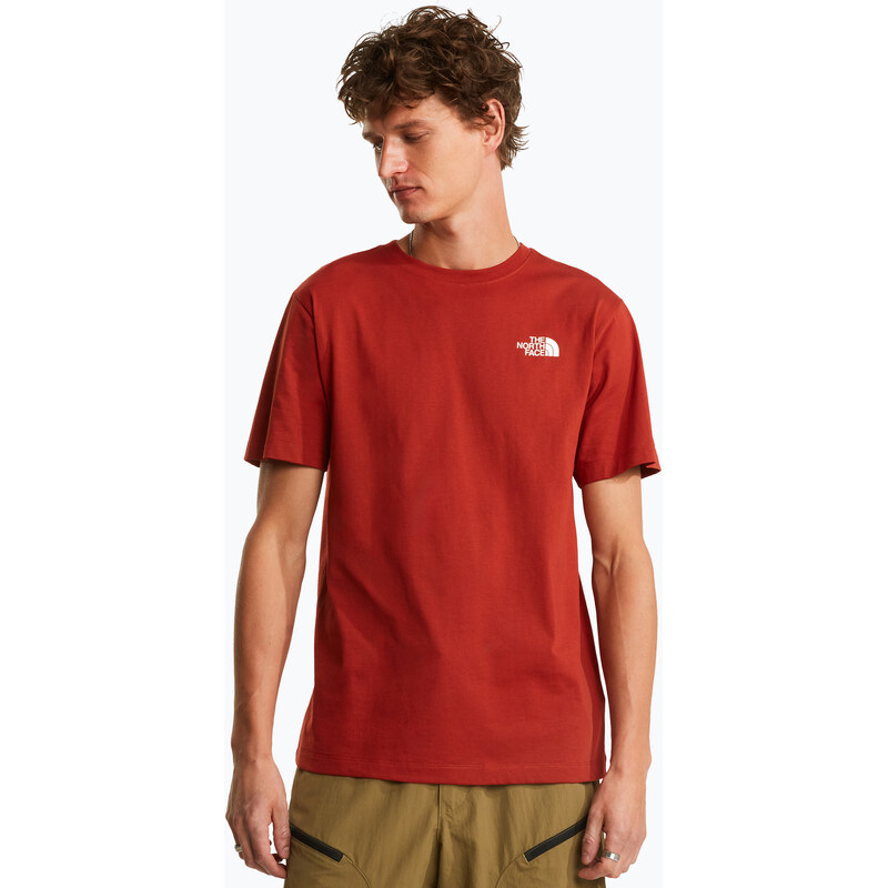 Pánské trekové tričko The North Face Vertical Regular iron clay